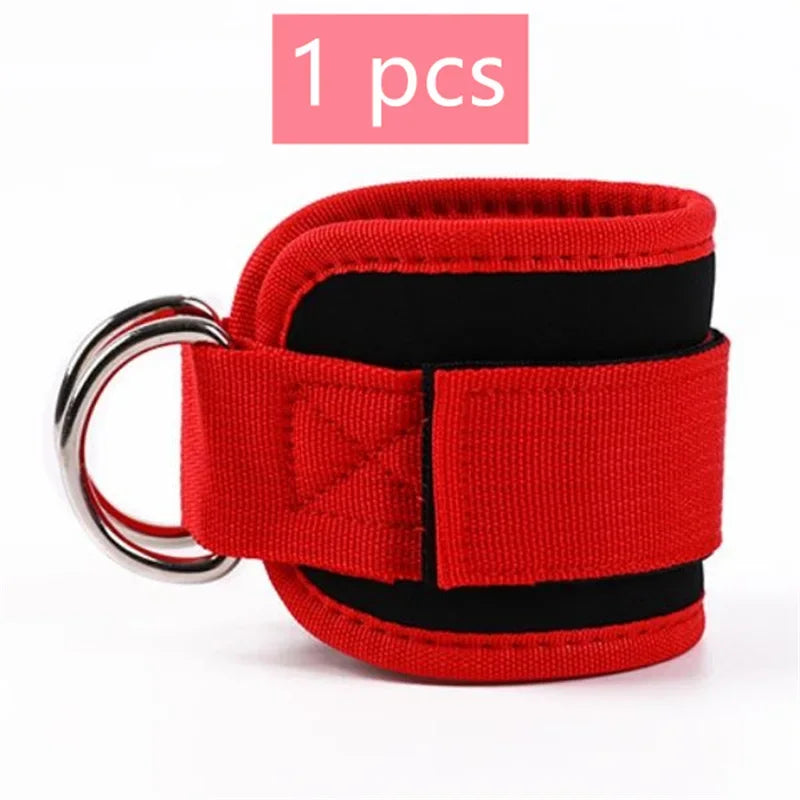1/2 Pcs Fitness Ankle Straps Adjustable D-Ring Support Cuffs Gym Leg Strength Workouts Pulley With Sports Guard Safety Abductors