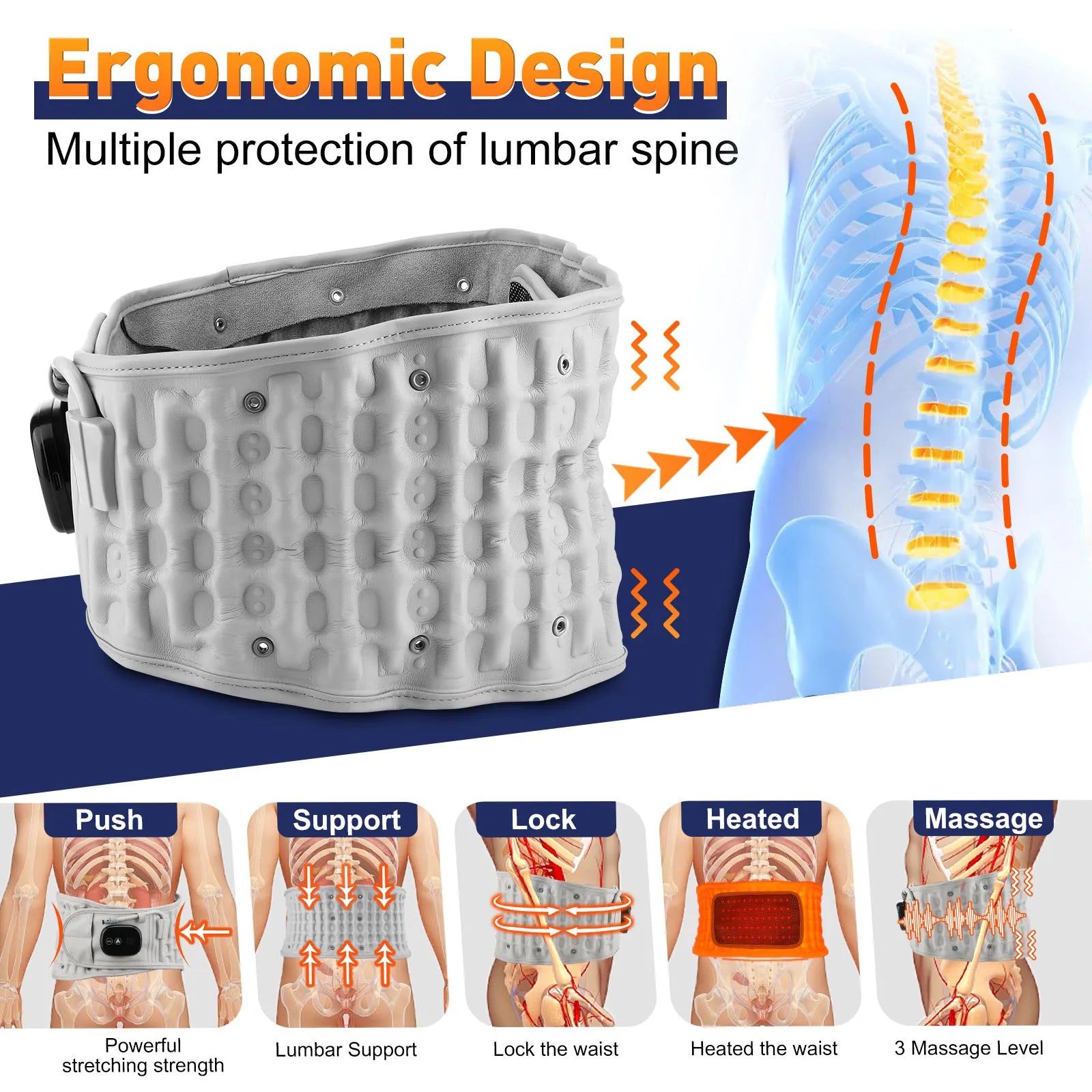 Spinal Decompression Belt For Back Pain