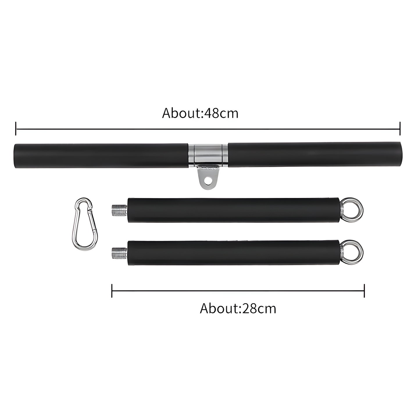Three Section Pull Back Bar