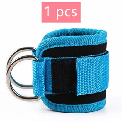 1/2 Pcs Fitness Ankle Straps Adjustable D-Ring Support Cuffs Gym Leg Strength Workouts Pulley With Sports Guard Safety Abductors