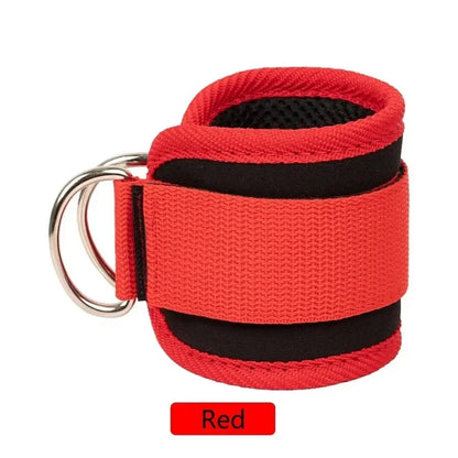 1/2 Pcs Fitness Ankle Straps Adjustable D-Ring Support Cuffs Gym Leg Strength Workouts Pulley With Sports Guard Safety Abductors