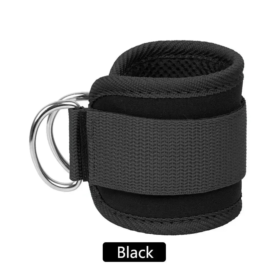 1/2 Pcs Fitness Ankle Straps Adjustable D-Ring Support Cuffs Gym Leg Strength Workouts Pulley With Sports Guard Safety Abductors
