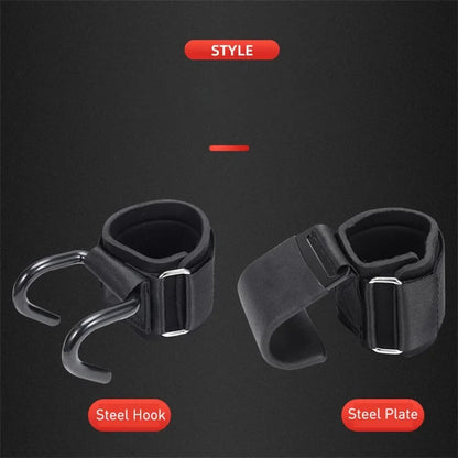 1PC Weight Lifting Hooks Hand-Bar Wrist Straps Gym Fitness Hook Weight Strap Pull-Ups Power Lifting Gloves For Weight Training