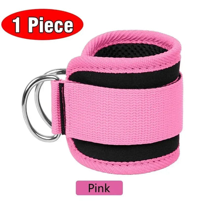 1/2 Pcs Fitness Ankle Straps Adjustable D-Ring Support Cuffs Gym Leg Strength Workouts Pulley With Sports Guard Safety Abductors