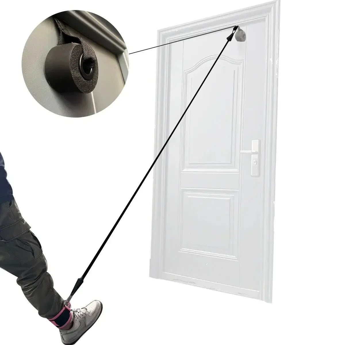 1/2 Pcs Fitness Ankle Straps Adjustable D-Ring Support Cuffs Gym Leg Strength Workouts Pulley With Sports Guard Safety Abductors