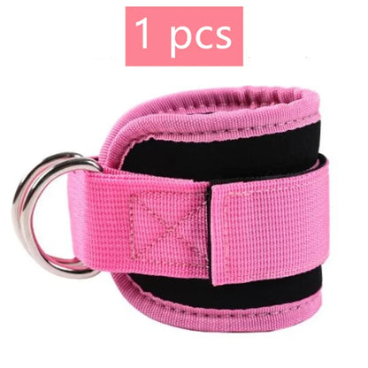 1/2 Pcs Fitness Ankle Straps Adjustable D-Ring Support Cuffs Gym Leg Strength Workouts Pulley With Sports Guard Safety Abductors