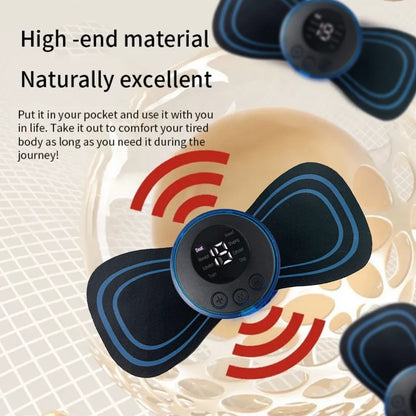 2/3 Pcs Smart Electric Neck Massager Set Cervical Patch 8 Modes 19 Levels Intensity Home Use Massage Tools for Relieve Fatigue