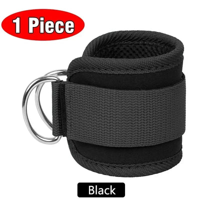 1/2 Pcs Fitness Ankle Straps Adjustable D-Ring Support Cuffs Gym Leg Strength Workouts Pulley With Sports Guard Safety Abductors