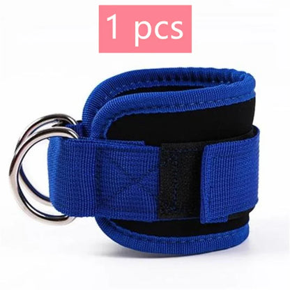 1/2 Pcs Fitness Ankle Straps Adjustable D-Ring Support Cuffs Gym Leg Strength Workouts Pulley With Sports Guard Safety Abductors