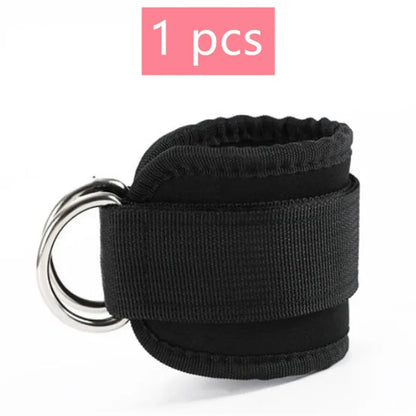 1/2 Pcs Fitness Ankle Straps Adjustable D-Ring Support Cuffs Gym Leg Strength Workouts Pulley With Sports Guard Safety Abductors