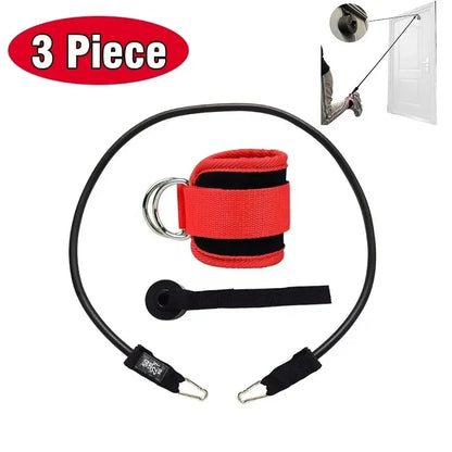 1/2 Pcs Fitness Ankle Straps Adjustable D-Ring Support Cuffs Gym Leg Strength Workouts Pulley With Sports Guard Safety Abductors