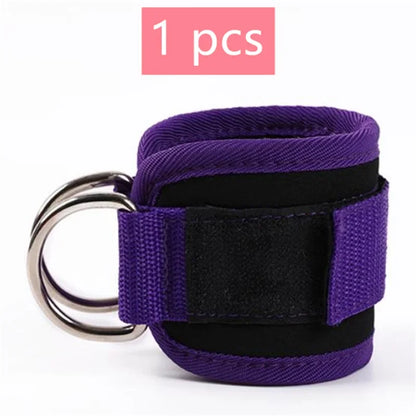 1/2 Pcs Fitness Ankle Straps Adjustable D-Ring Support Cuffs Gym Leg Strength Workouts Pulley With Sports Guard Safety Abductors