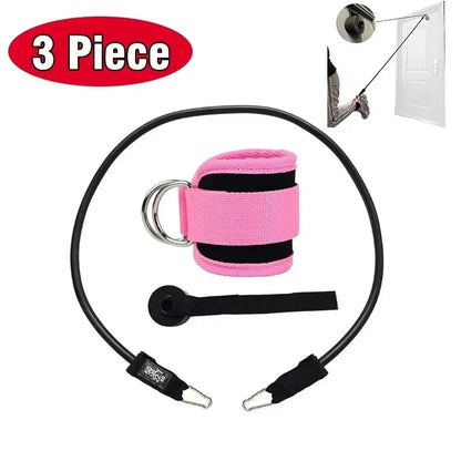 1/2 Pcs Fitness Ankle Straps Adjustable D-Ring Support Cuffs Gym Leg Strength Workouts Pulley With Sports Guard Safety Abductors