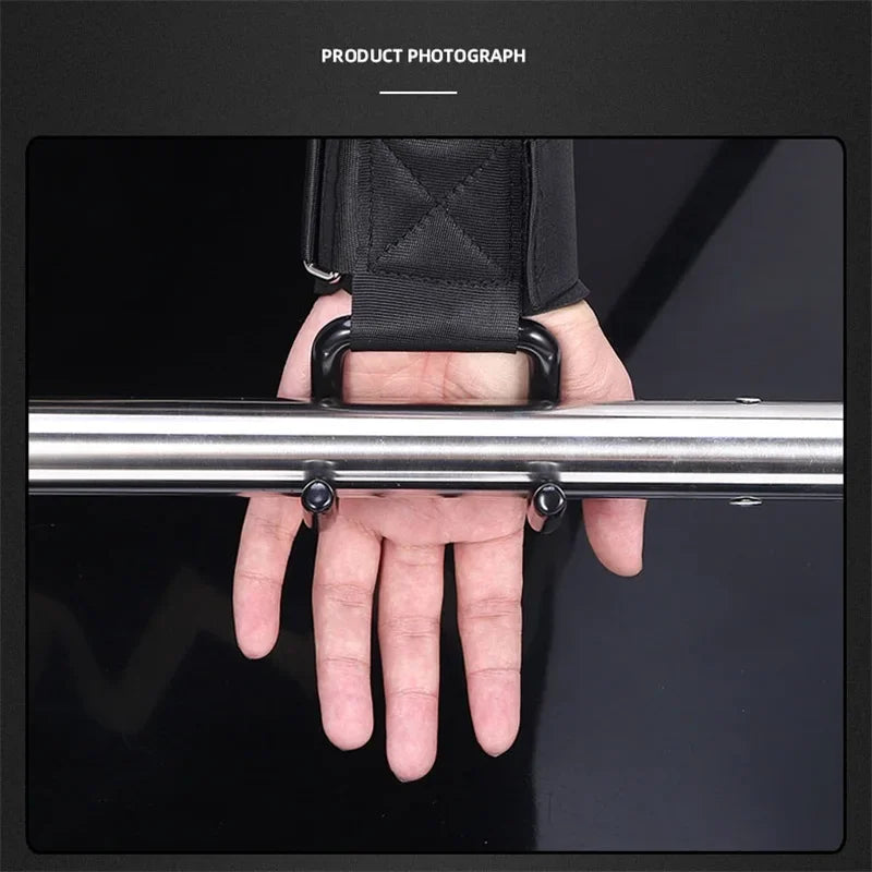 1PC Weight Lifting Hooks Hand-Bar Wrist Straps Gym Fitness Hook Weight Strap Pull-Ups Power Lifting Gloves For Weight Training