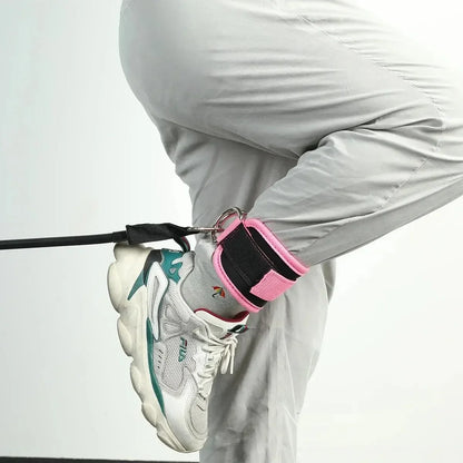 1/2 Pcs Fitness Ankle Straps Adjustable D-Ring Support Cuffs Gym Leg Strength Workouts Pulley With Sports Guard Safety Abductors